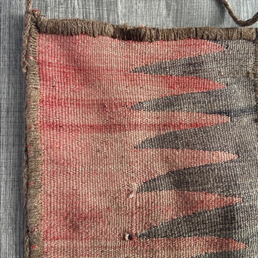 Vintage Turkish Kilim Bag Wool Woven‎ Shoulder Purse Ethnic Tribal Design